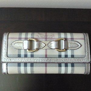 Burberry Haymarket Check Continental Wallet